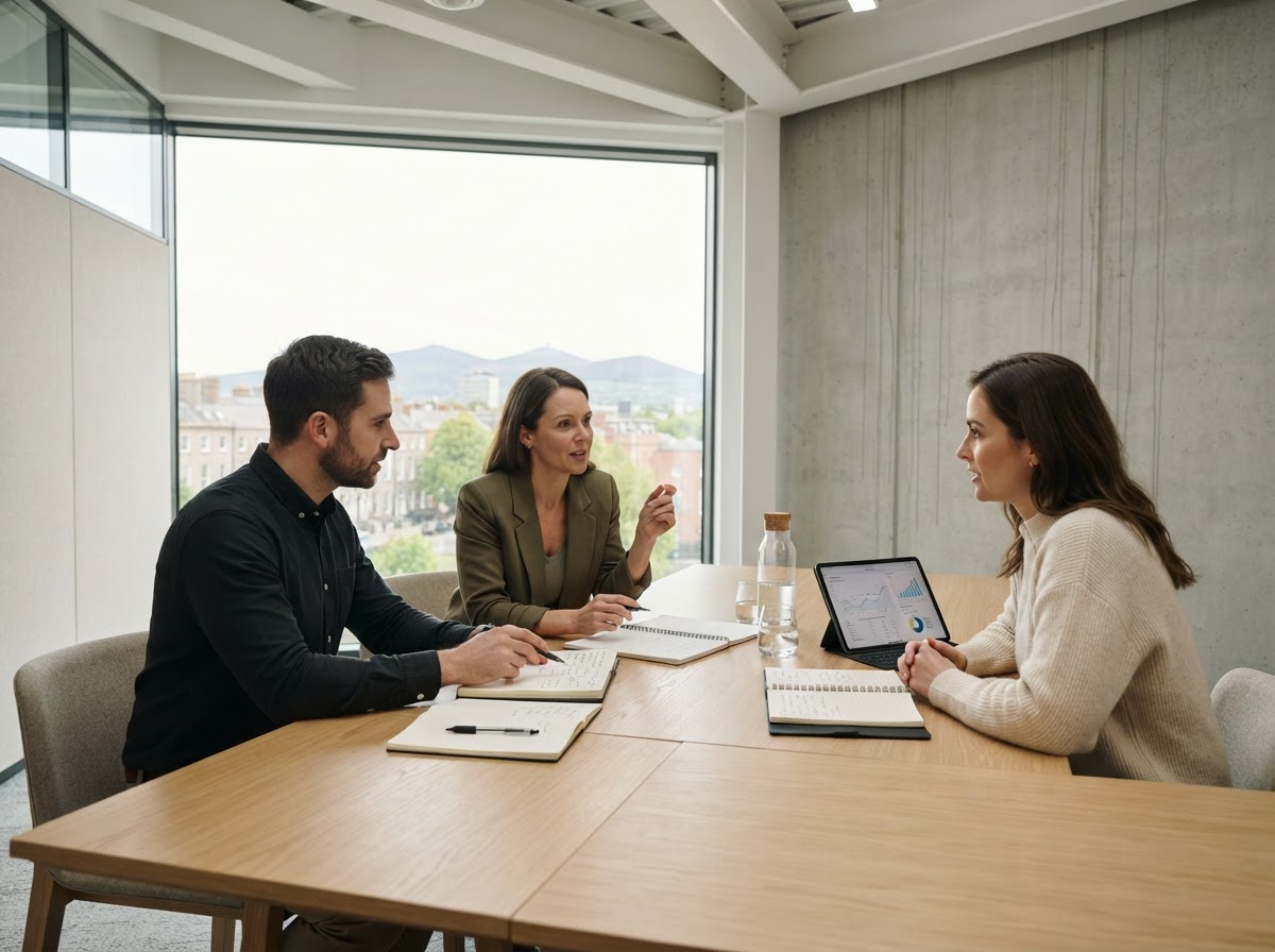 Clonaretyn Team bei der Prüfung von Marktdatenmodellen